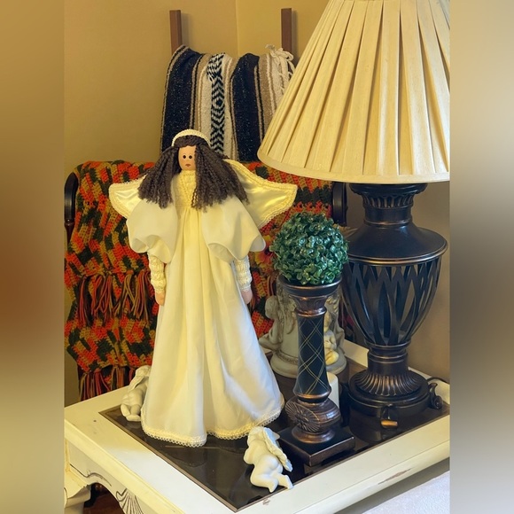 Other - Vintage wooden angel